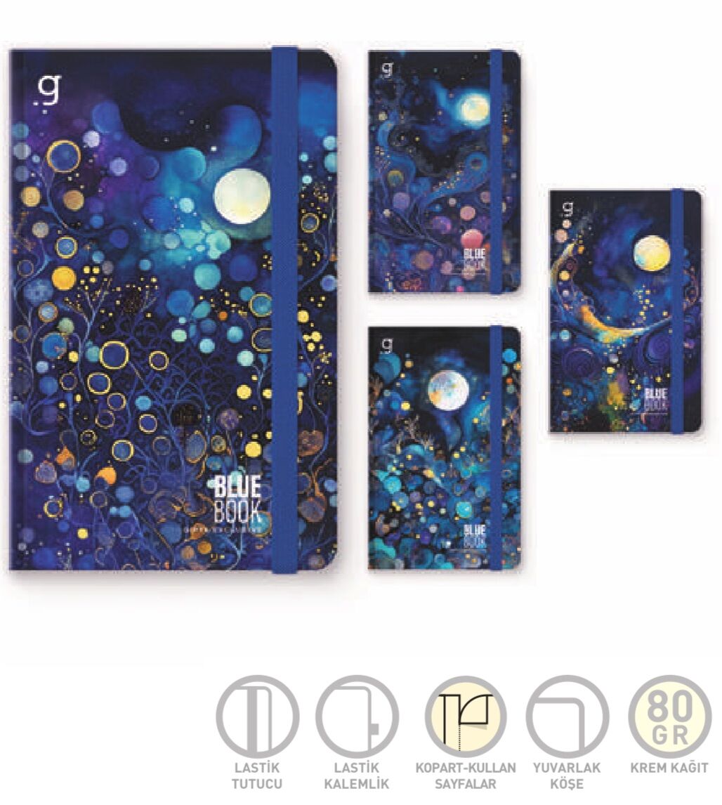 Gıpta İplik Dikişli Sert Kapak Defter (17×24)