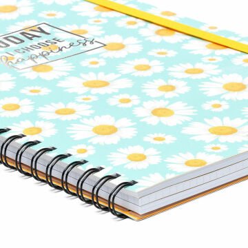 Legami 3ü 1 Arada Spiralli A4 Defter Daisy