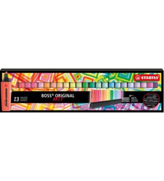 Stabilo Boss Original ARTY 23 Renk Masa Üstü Standlı Set